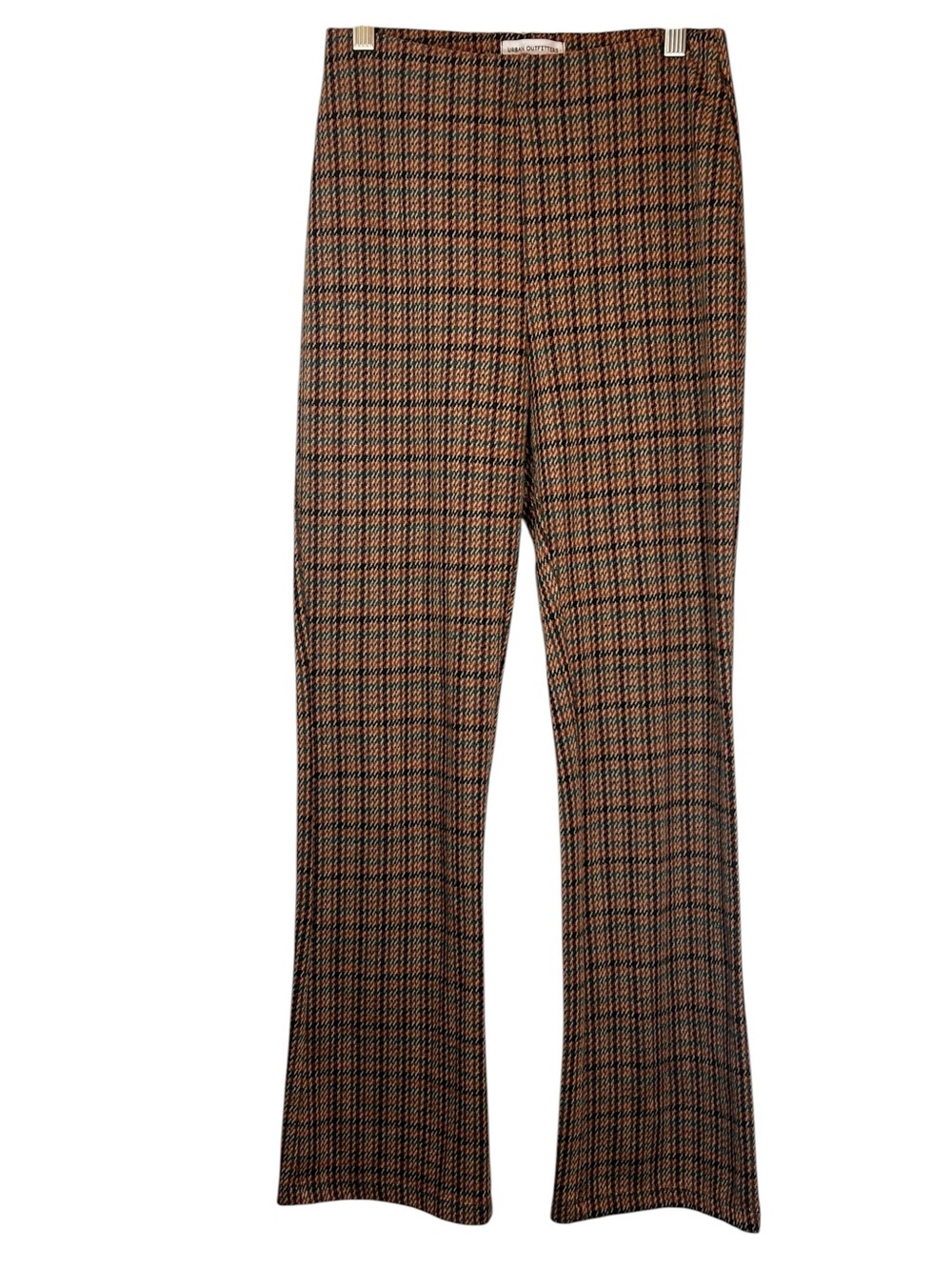 Urban Outfitters Houndstooth Soft Feel Pull on Pants Size S Black Multi Retro
